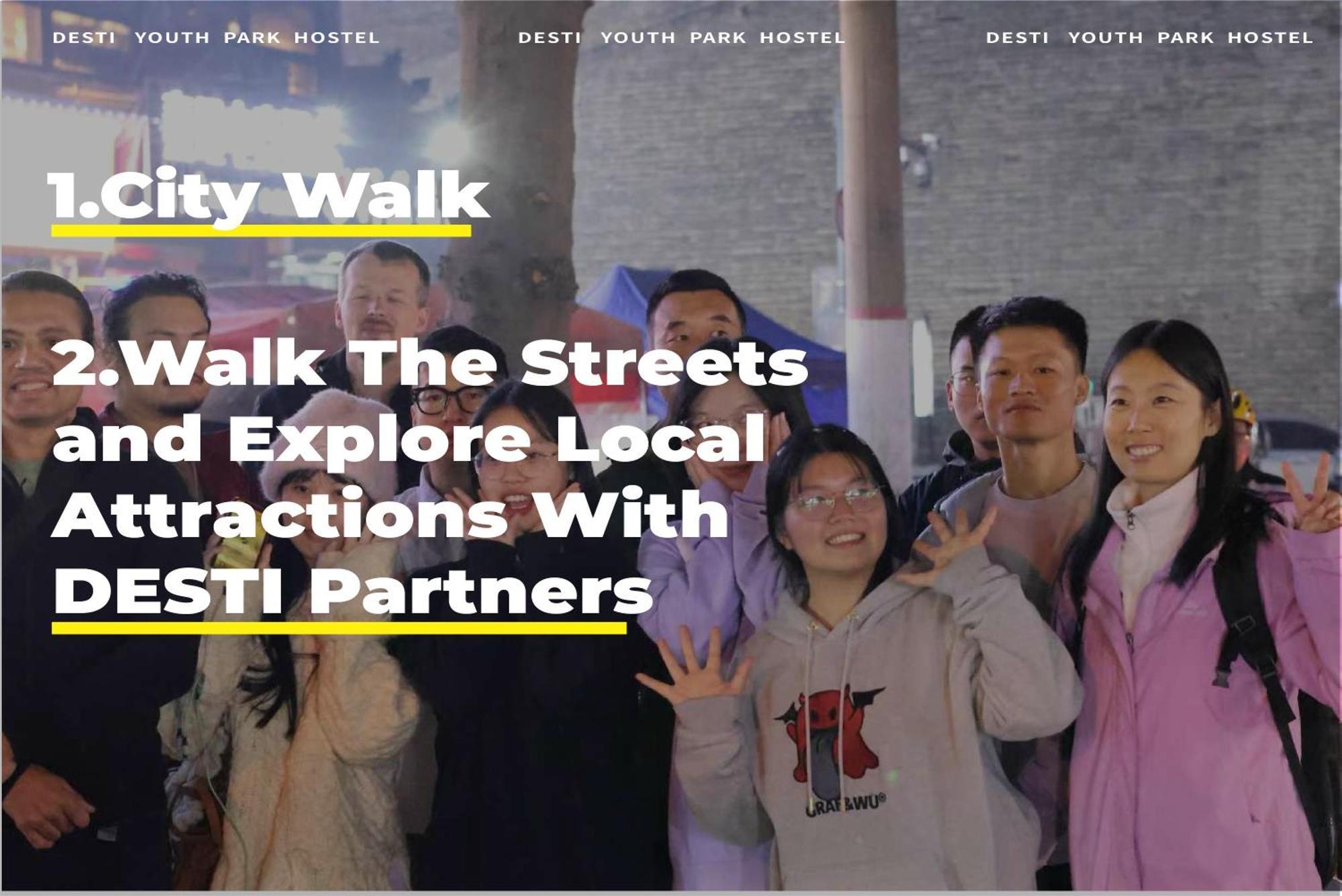 Xi'An Desti Youth Park Hostel Bell & Drum Tower Экстерьер фото